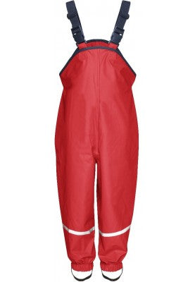 playshoes regenbroek fleece voering geel 104